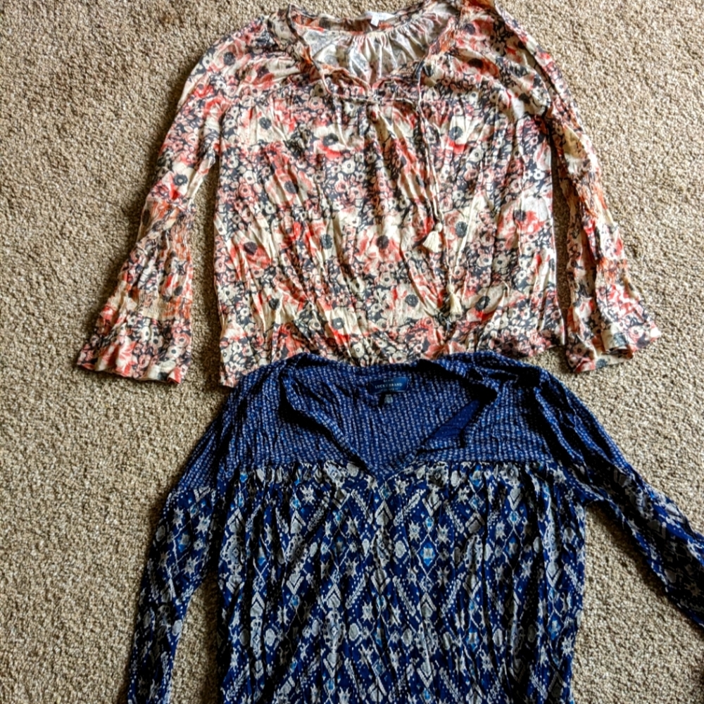 Bundle of two long sleeve shirts lucky brand